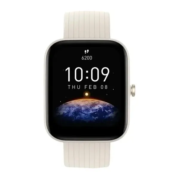 Amazfit Bip 3 Pro 5ATM Waterproof Smartwatch – Color: White – View 2